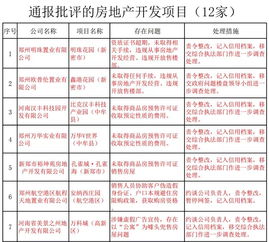 36家被通报批评 郑州公布房地产市场集中整治情况